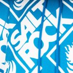 Saltrock Logo - Kids Microfibre Changing Towel - Blue DETAIL