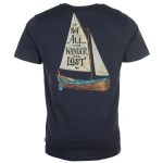 Saltrock - Lost Ships Mens T-Shirt - Blue Back design