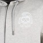 Saltrock - No Mercy - Mens Zip Hoodie - Grey