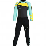 Girls Wetsuit Teal & Yellow