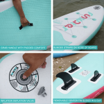 Inflatable SUP Devil Rays Close UPS