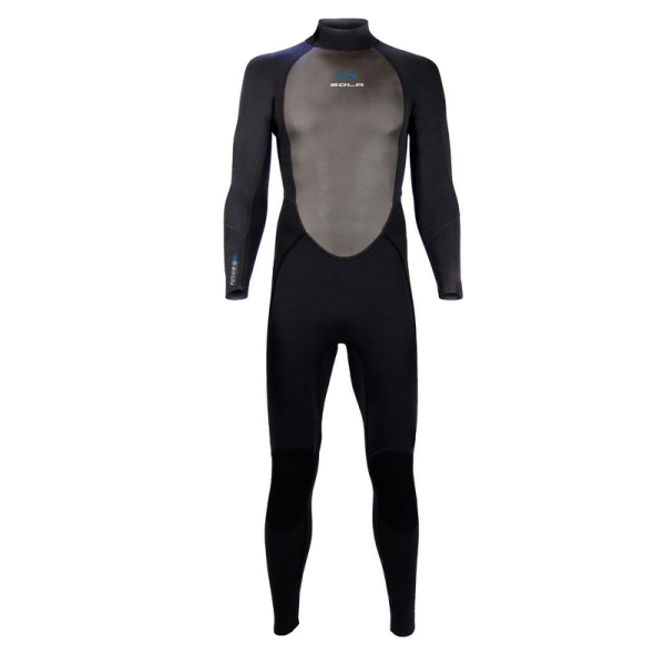 Sola mens fusion full wetsuit - black