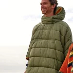 Saltrock Festival - Reversible Poncho - Dark Green